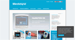 Desktop Screenshot of medidyne.se