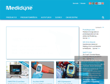 Tablet Screenshot of medidyne.se